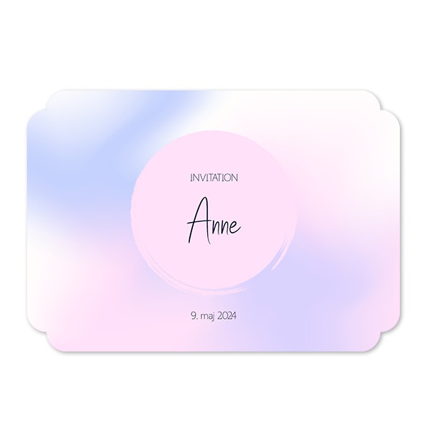 Enkle Fotokort dobbelt afrunding landskap 14,3 x 10 cm