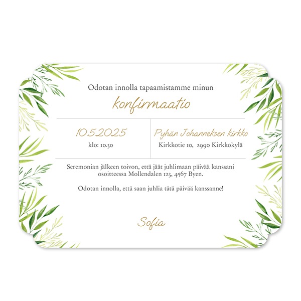 Klassinen Kuvakortti pilven muotoinen vaaka 14,3 x 10 cm