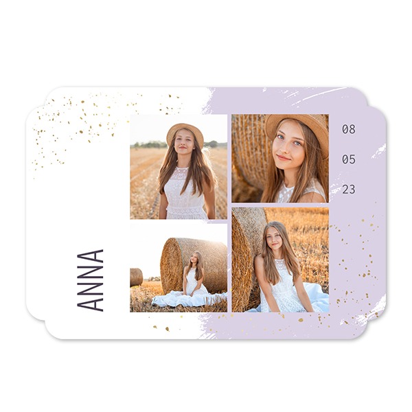 Enkle Fotokort dobbelt afrunding landskap 14,3 x 10 cm Enkle Fotokort dobbelt afrunding landskap 14,3 x 10 cm