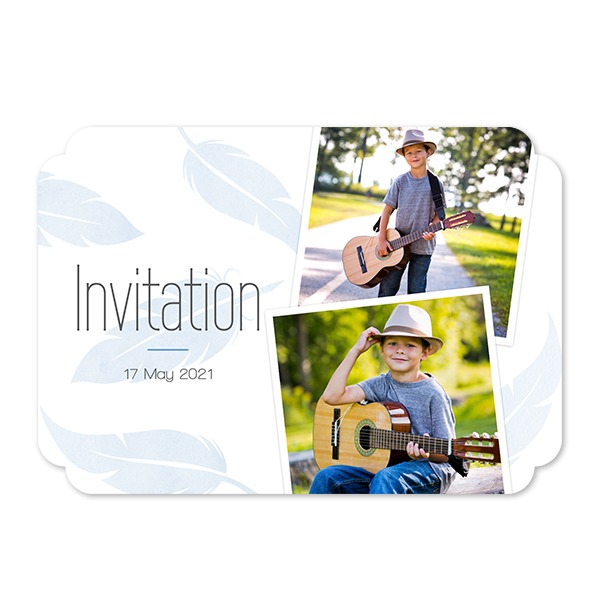 Single Card Double Rounded Horizontal 14,3 x 10 cm