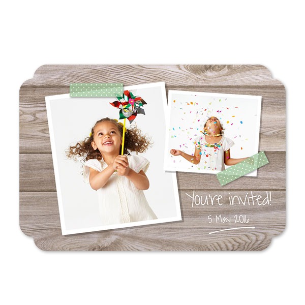 Single Card Double Rounded Horizontal 14,3 x 10 cm