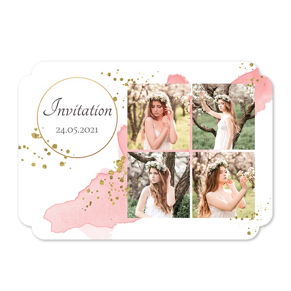 Watercolor Golden Circle Watercolor Golden Circle