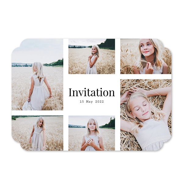 Single Card Double Rounded Horizontal 14,3 x 10 cm Single Card Double Rounded Horizontal 14,3 x 10 cm