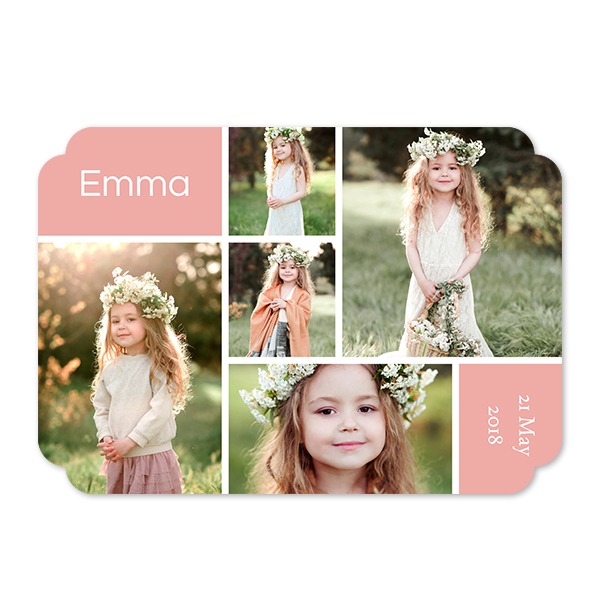 Single Card Double Rounded Horizontal 14,3 x 10 cm