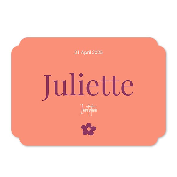Single Card Double Rounded Horizontal 14,3 x 10 cm