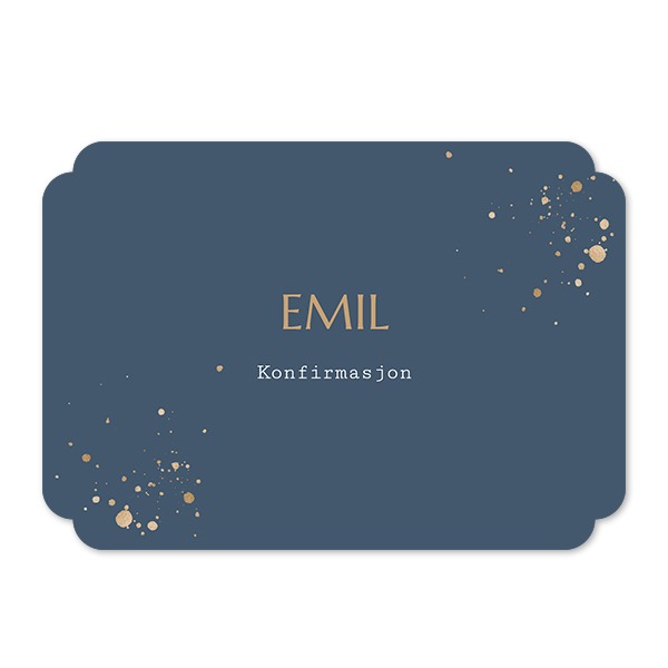 Enkle Fotokort dobbel avrunding liggende 14,3 x 10 cm