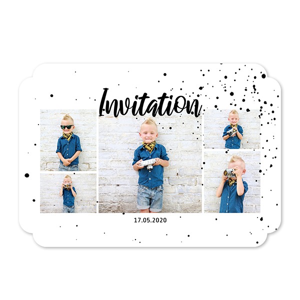 Grusskarte - Runde Ecken Querformat 14,3 x 10 cm Grusskarte - Runde Ecken Querformat 14,3 x 10 cm