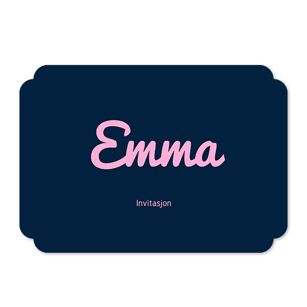 Enkle Fotokort dobbel avrunding liggende 14,3 x 10 cm