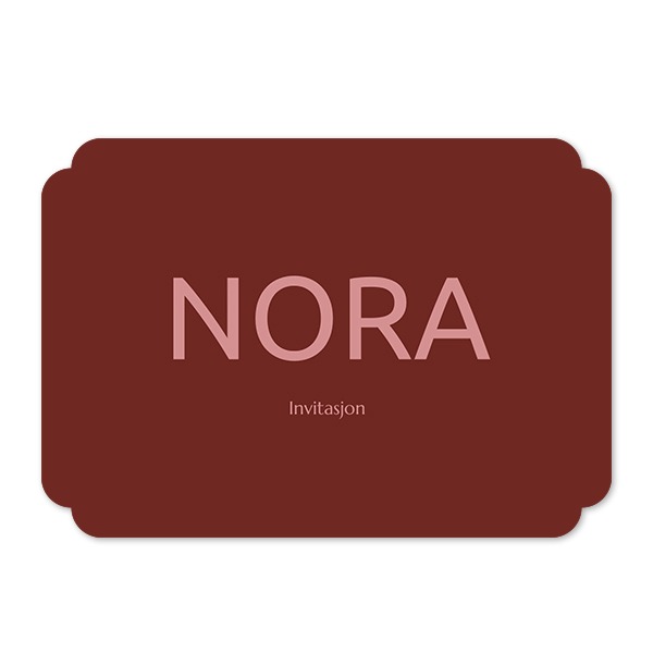 Enkle Fotokort dobbel avrunding liggende 14,3 x 10 cm