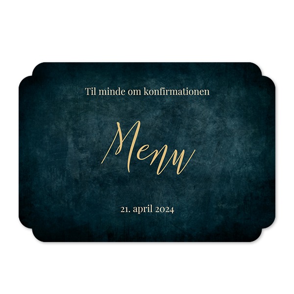 Enkle Fotokort dobbelt afrunding landskap 14,3 x 10 cm