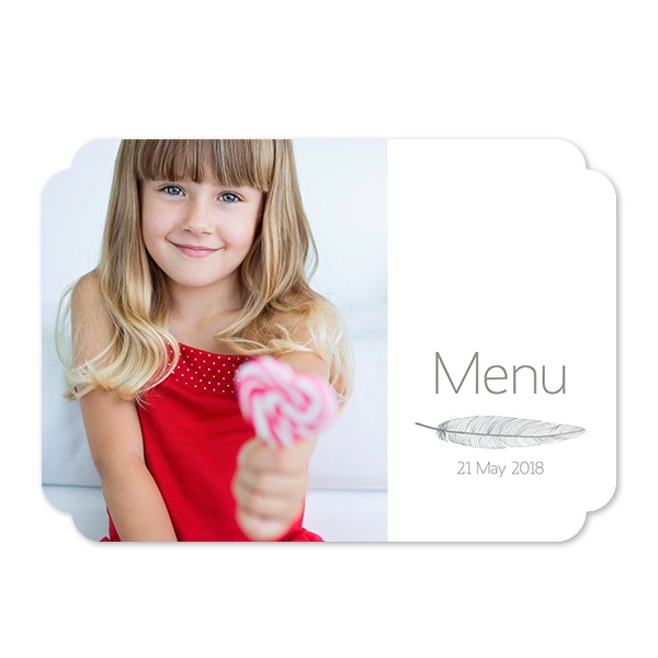 Single Card Double Rounded Horizontal 14,3 x 10 cm