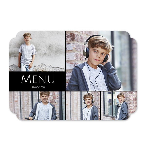 Single Card Double Rounded Horizontal 14,3 x 10 cm