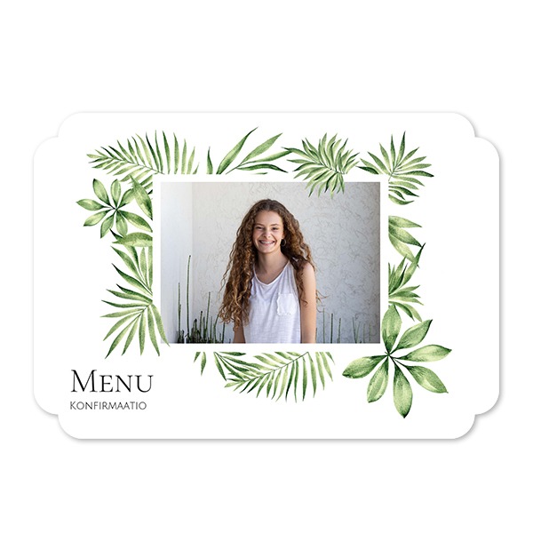 Klassinen Kuvakortti pilven muotoinen vaaka 14,3 x 10 cm