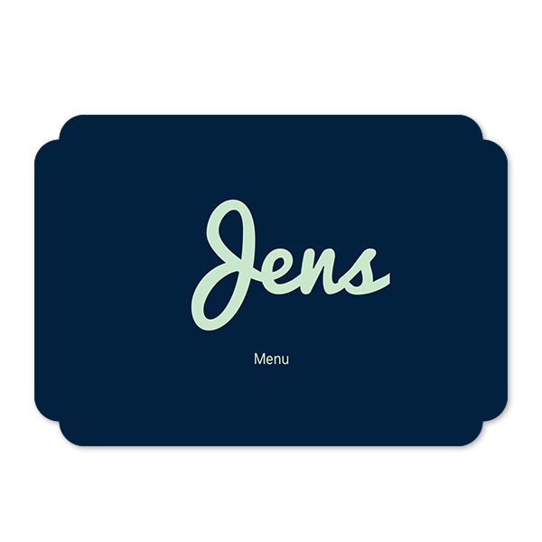 Enkle Fotokort dobbelt afrunding landskap 14,3 x 10 cm