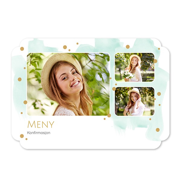 Enkle Fotokort dobbel avrunding liggende 14,3 x 10 cm Enkle Fotokort dobbel avrunding liggende 14,3 x 10 cm