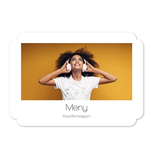 Enkle Fotokort dobbel avrunding liggende 14,3 x 10 cm Enkle Fotokort dobbel avrunding liggende 14,3 x 10 cm