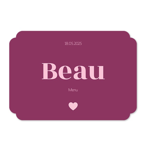 Single Card Double Rounded Horizontal 14,3 x 10 cm