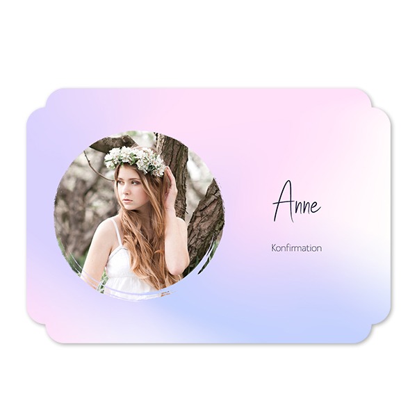 Enkle Fotokort dobbelt afrunding landskap 14,3 x 10 cm Enkle Fotokort dobbelt afrunding landskap 14,3 x 10 cm