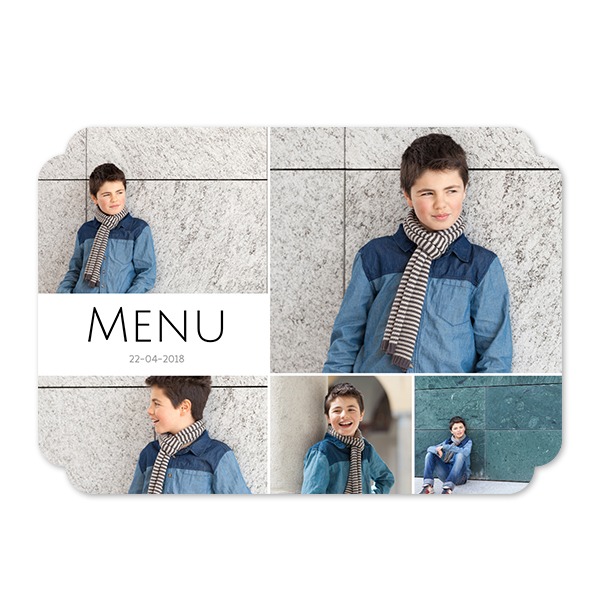 Grusskarte - Runde Ecken Querformat 14,3 x 10 cm