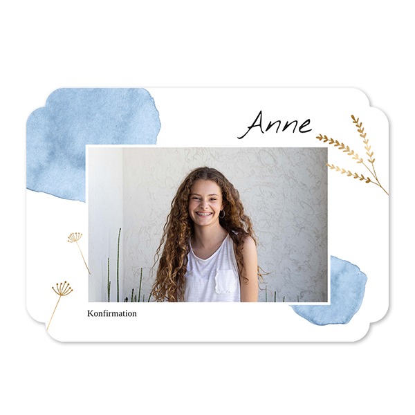 Enkle Fotokort dobbelt afrunding landskap 14,3 x 10 cm Enkle Fotokort dobbelt afrunding landskap 14,3 x 10 cm