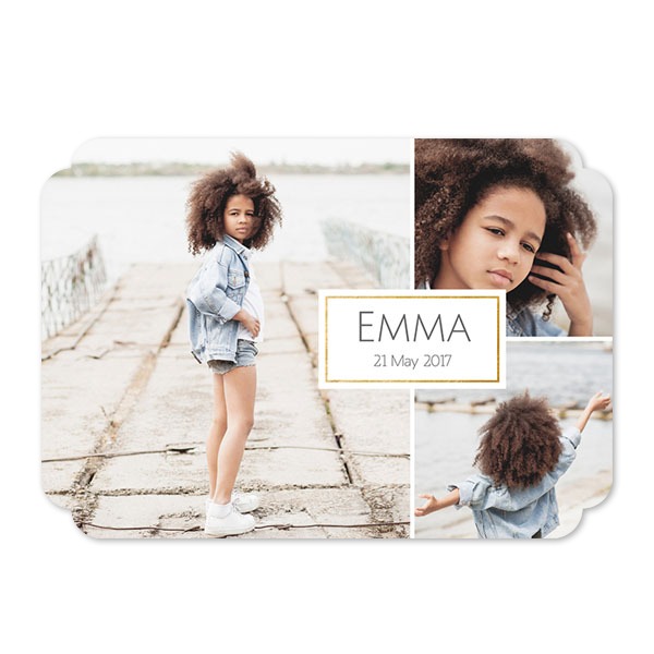 Single Card Double Rounded Horizontal 14,3 x 10 cm