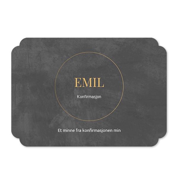 Enkle Fotokort dobbel avrunding liggende 14,3 x 10 cm