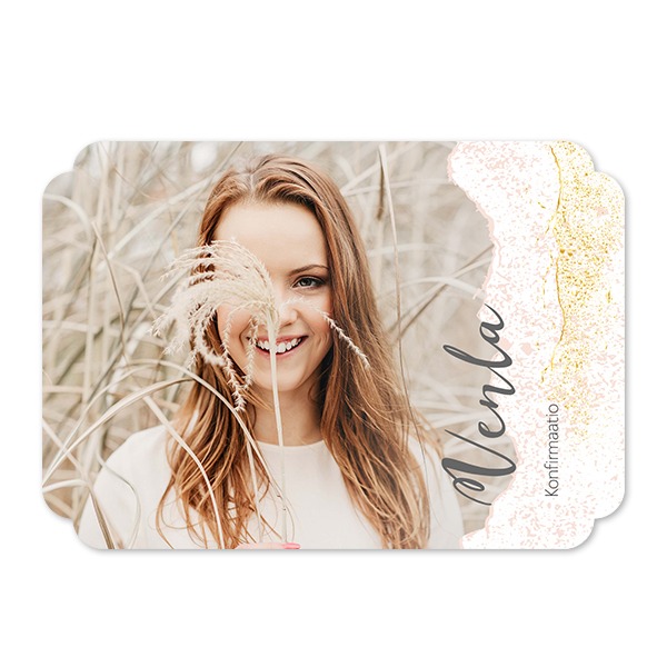 Klassinen Kuvakortti pilven muotoinen vaaka 14,3 x 10 cm