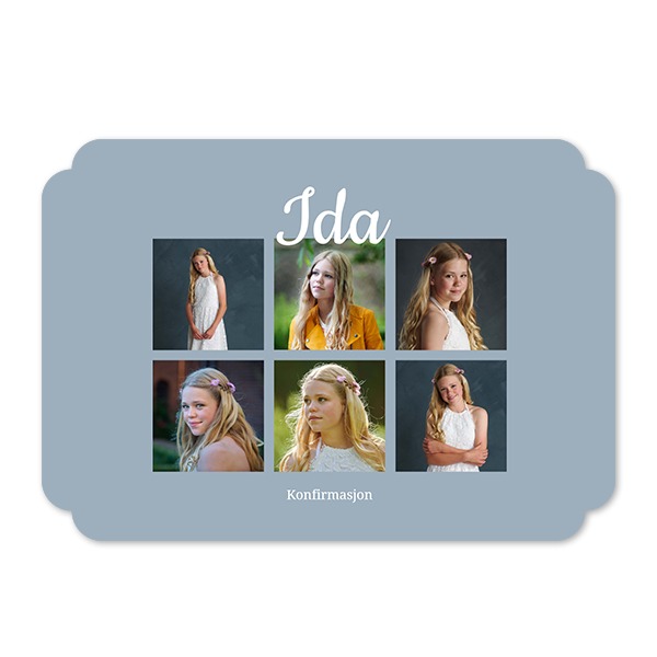 Enkle Fotokort dobbel avrunding liggende 14,3 x 10 cm Enkle Fotokort dobbel avrunding liggende 14,3 x 10 cm