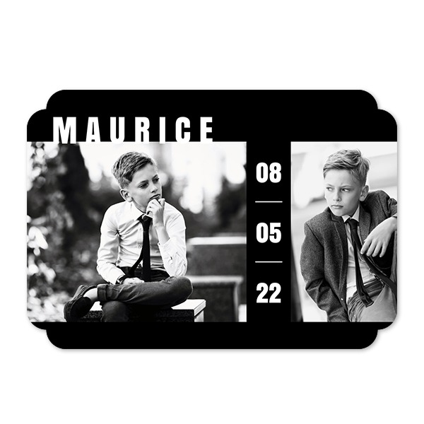 Single Card Double Rounded Horizontal 14,3 x 10 cm