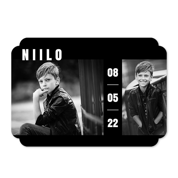 Klassinen Kuvakortti pilven muotoinen vaaka 14,3 x 10 cm