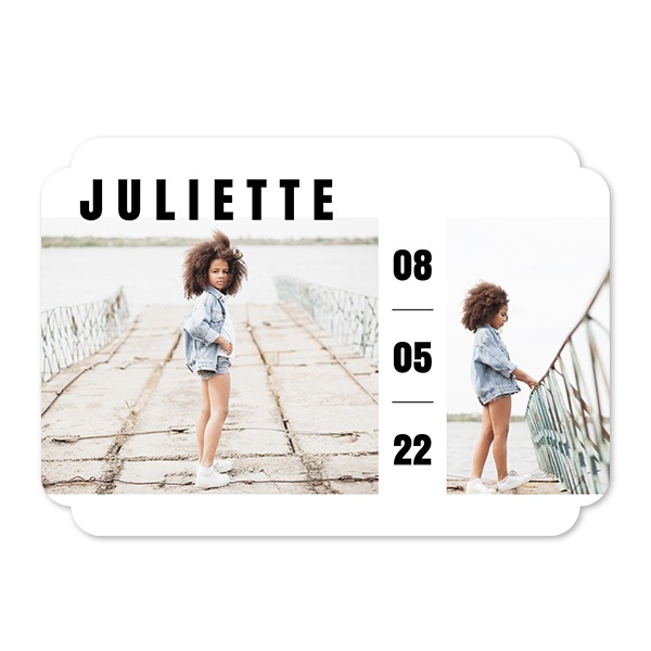 Single Card Double Rounded Horizontal 14,3 x 10 cm