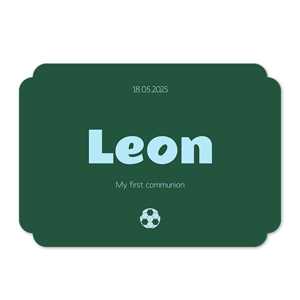 Colour Block Football - Text Only Colour Block Football - Text Only
