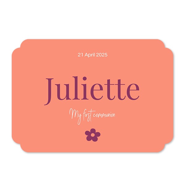Single Card Double Rounded Horizontal 14,3 x 10 cm