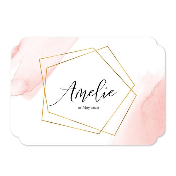 Single Card Double Rounded Horizontal 14,3 x 10 cm