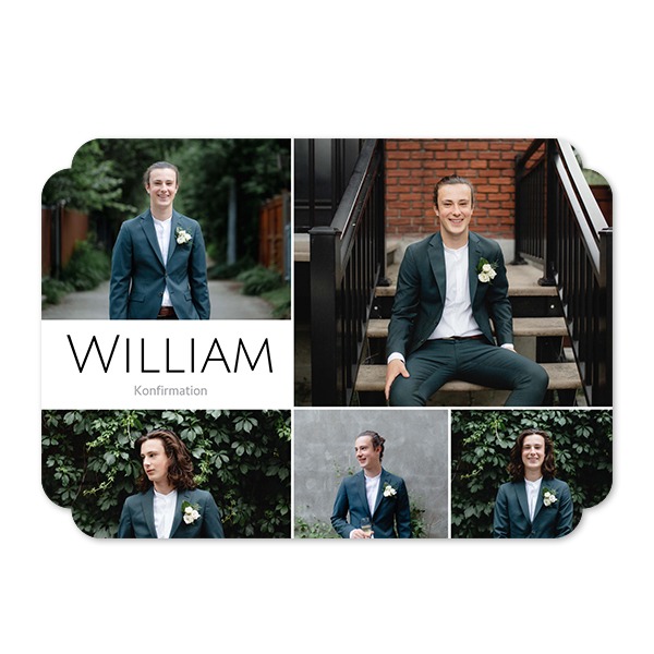 Enkla Fotokort moln liggande 14,3 x 10 cm