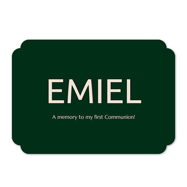 Single Card Double Rounded Horizontal 14,3 x 10 cm