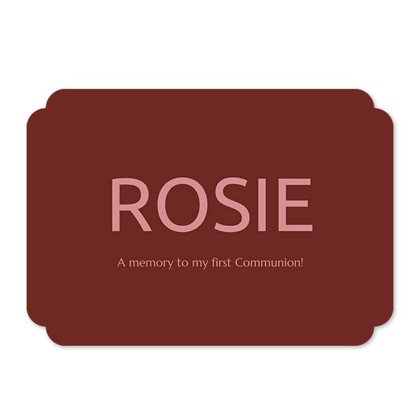 Single Card Double Rounded Horizontal 14,3 x 10 cm