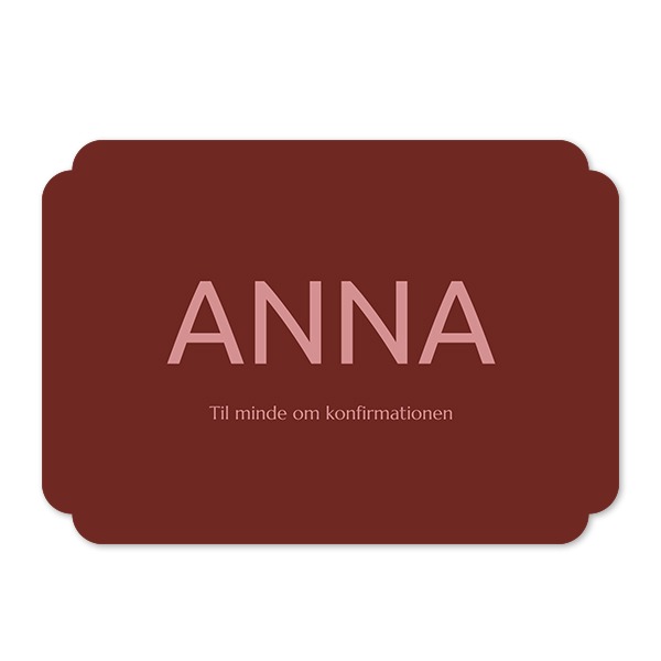 Enkle Fotokort dobbelt afrunding landskap 14,3 x 10 cm