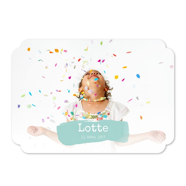 Grusskarte - Runde Ecken Querformat 14,3 x 10 cm