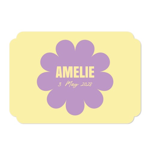 Daisy Shape - Text Only