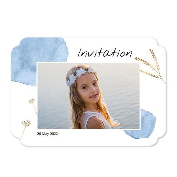 Single Card Double Rounded Horizontal 14,3 x 10 cm