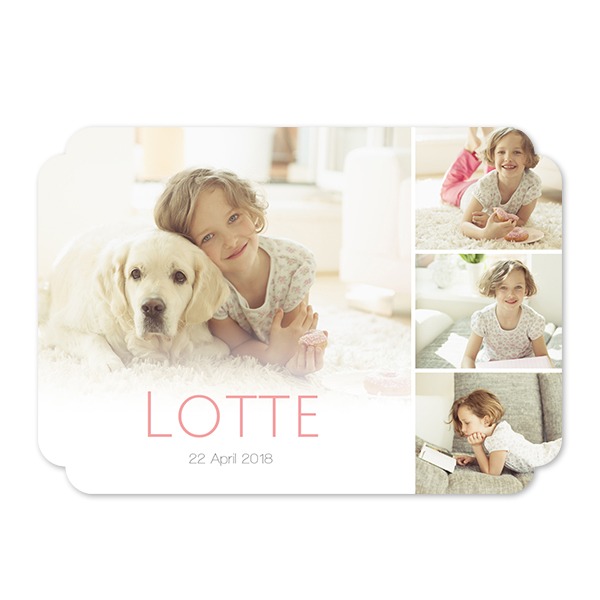 Single Card Double Rounded Horizontal 14,3 x 10 cm