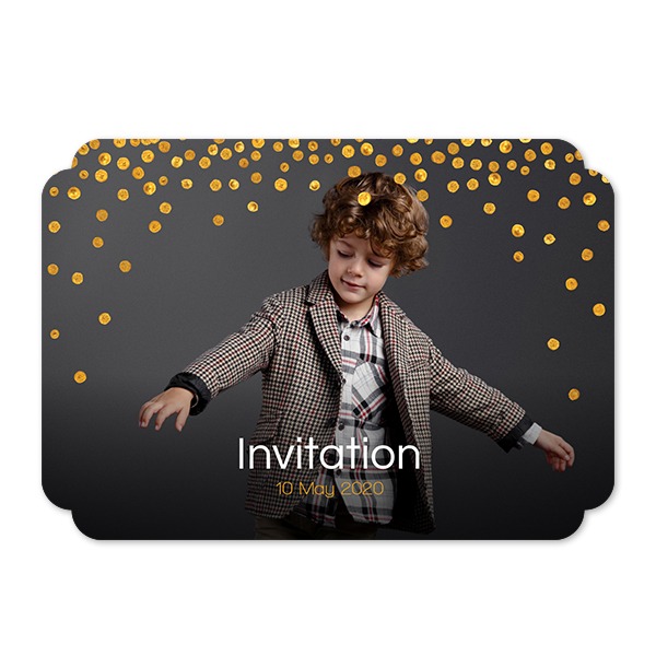 Single Card Double Rounded Horizontal 14,3 x 10 cm