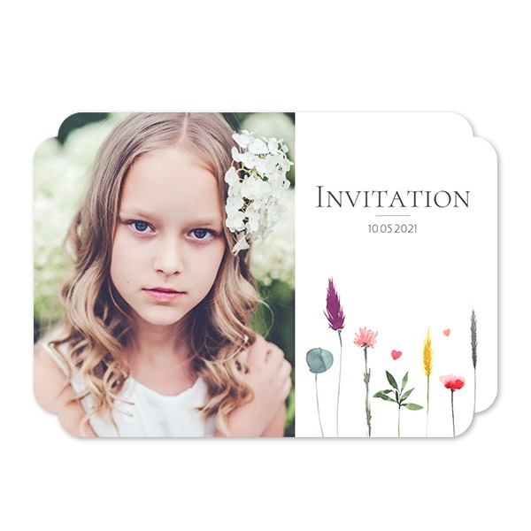 Single Card Double Rounded Horizontal 14,3 x 10 cm