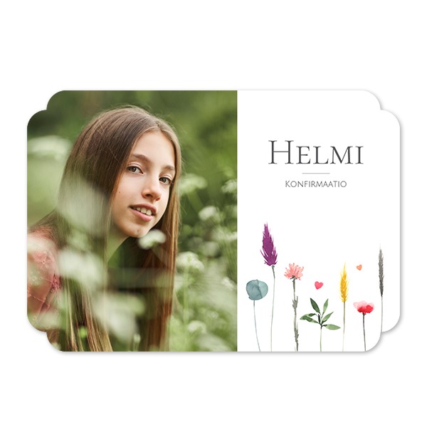 Klassinen Kuvakortti pilven muotoinen vaaka 14,3 x 10 cm