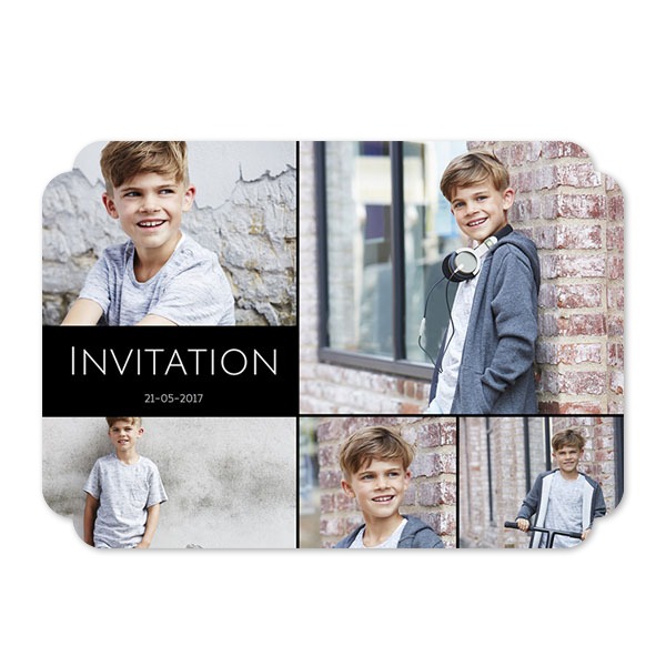 Single Card Double Rounded Horizontal 14,3 x 10 cm