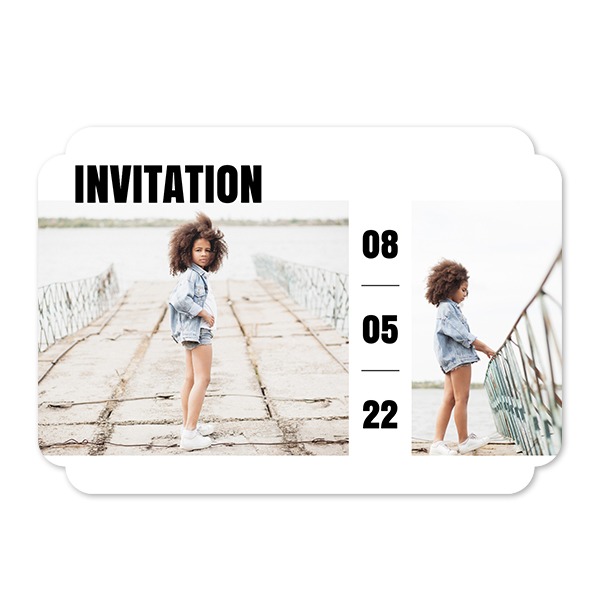 Single Card Double Rounded Horizontal 14,3 x 10 cm Single Card Double Rounded Horizontal 14,3 x 10 cm