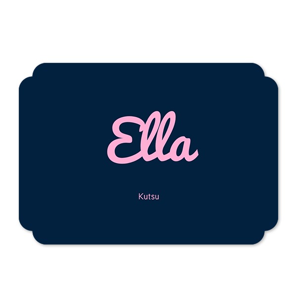 Klassinen Kuvakortti pilven muotoinen vaaka 14,3 x 10 cm