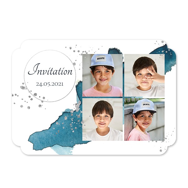 Single Card Double Rounded Horizontal 14,3 x 10 cm