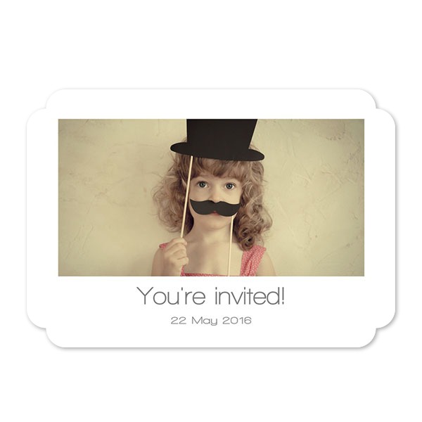 Single Card Double Rounded Horizontal 14,3 x 10 cm